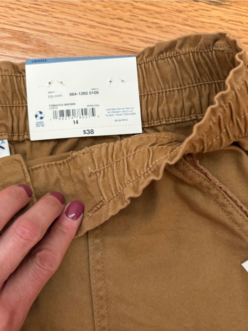 NWT Arizona Jean Co High-Rise Pull-On Shorts Set (2 Pairs) - Women’s Size 14 - Picture 3 of 7